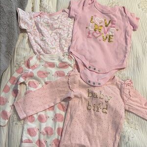 Baby Girls Onesies 12M